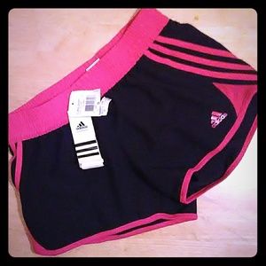 Adidas runner's shorts.